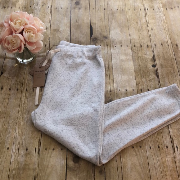 Thread & Supply Pants - Thread and Supply Heathered Sweater Joggers Large